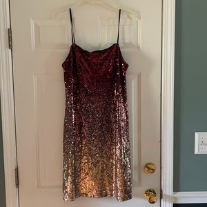 New with tags mid length sequined cocktail dress